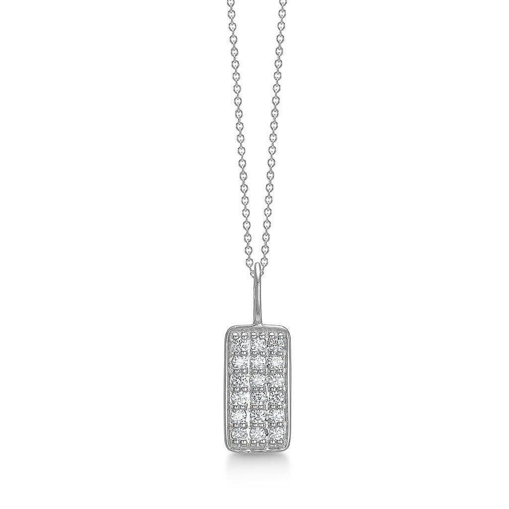 Rock Square diamant vedhæng-RO Copenhagen-Guldsmed Lauridsen