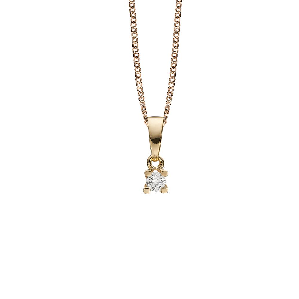 Vedhæng - Lab Grown Diamond-Christina Watches-Guldsmed Lauridsen