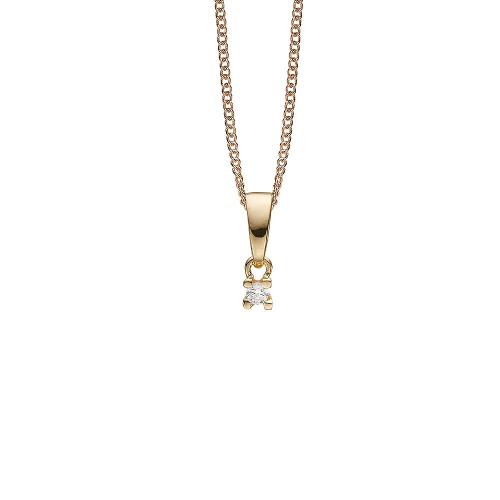 Vedhæng - Lab Grown Diamond-Christina Watches-Guldsmed Lauridsen