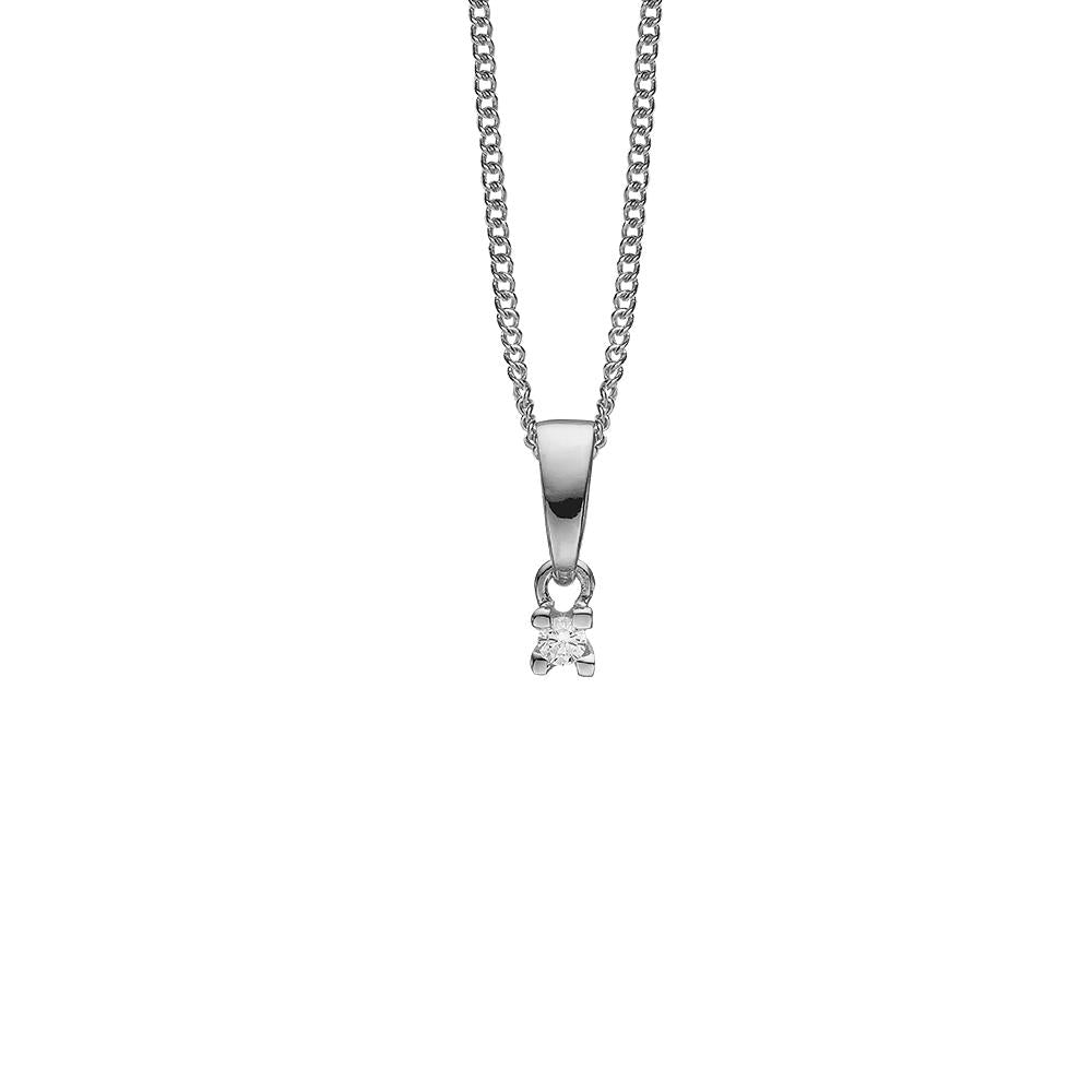 Vedhæng - Lab Grown Diamond-Christina Watches-Guldsmed Lauridsen