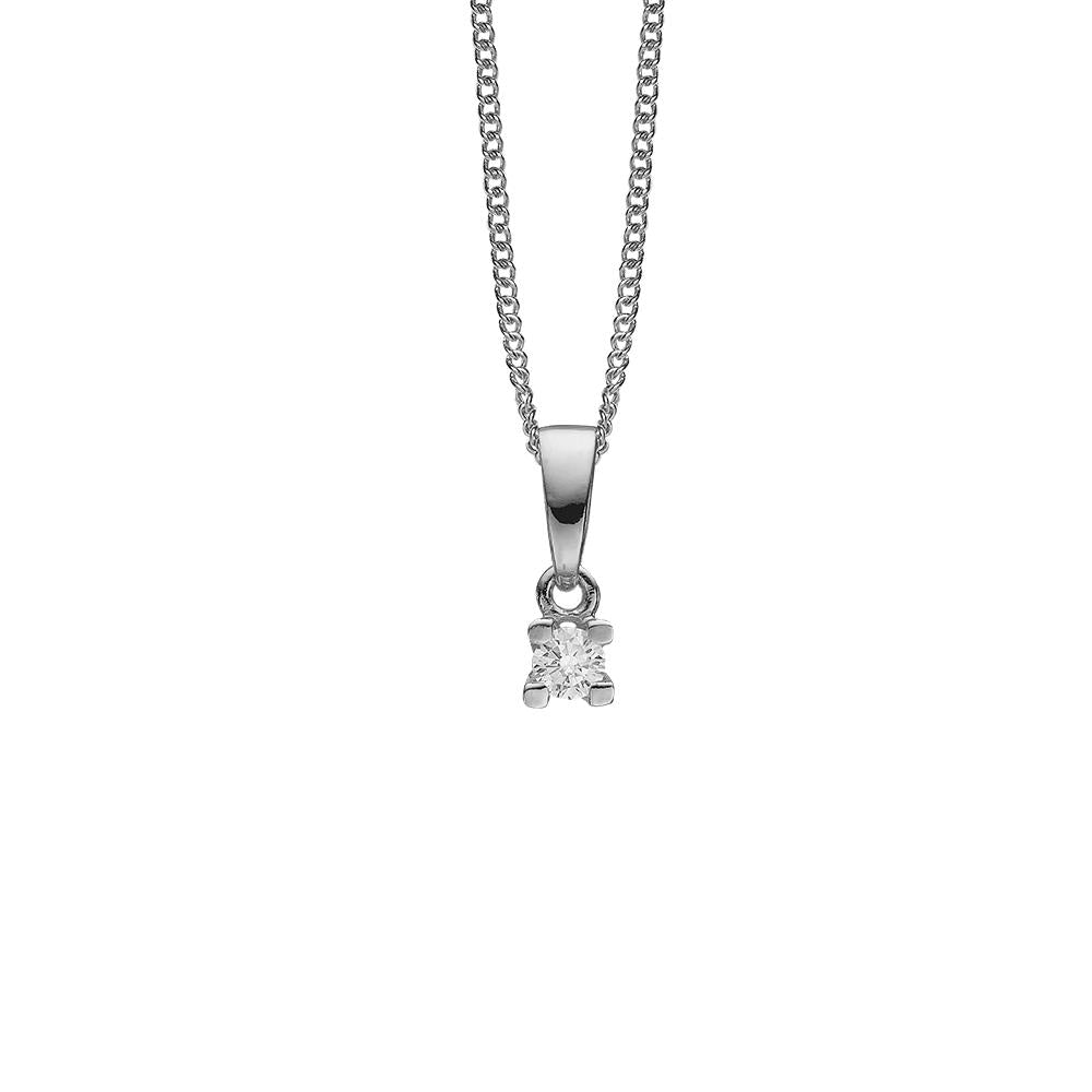 Vedhæng - Lab Grown Diamond-Christina Watches-Guldsmed Lauridsen
