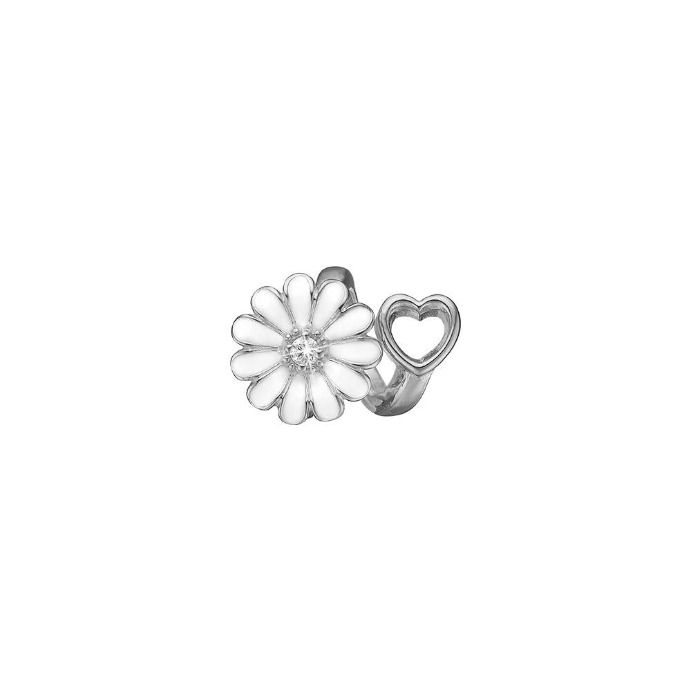 Charm - Marguerite Heart Labgrown diamond-Christina Watches-Guldsmed Lauridsen