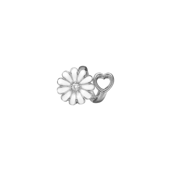 Charm - Marguerite Heart Labgrown diamond-Christina Watches-Guldsmed Lauridsen