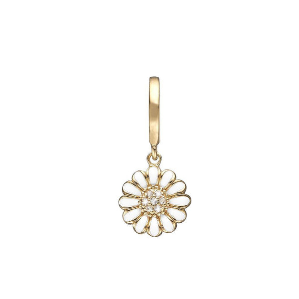 Charm - White Marguerite-Christina Watches-Guldsmed Lauridsen