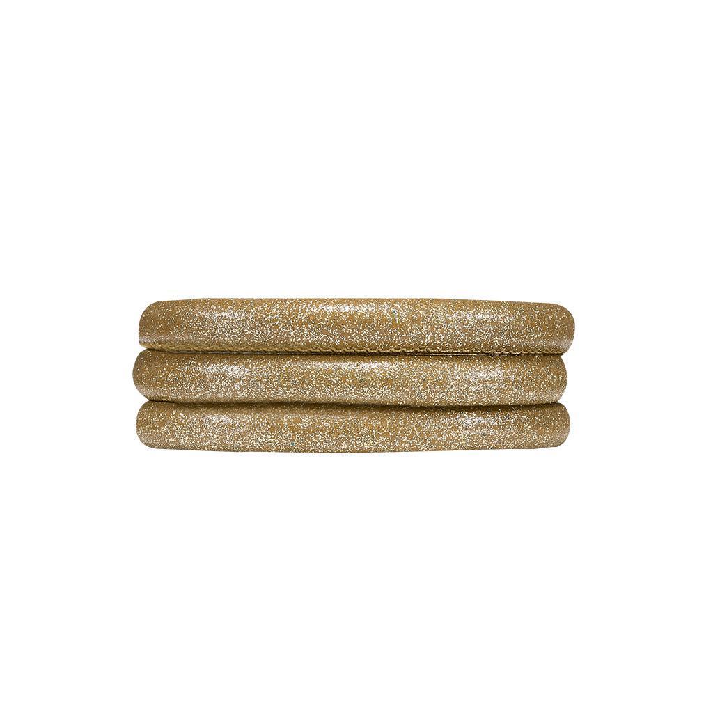 Christina Læderarmbånd - Sparkling Gold - 3-lags-Christina Watches-Guldsmed Lauridsen