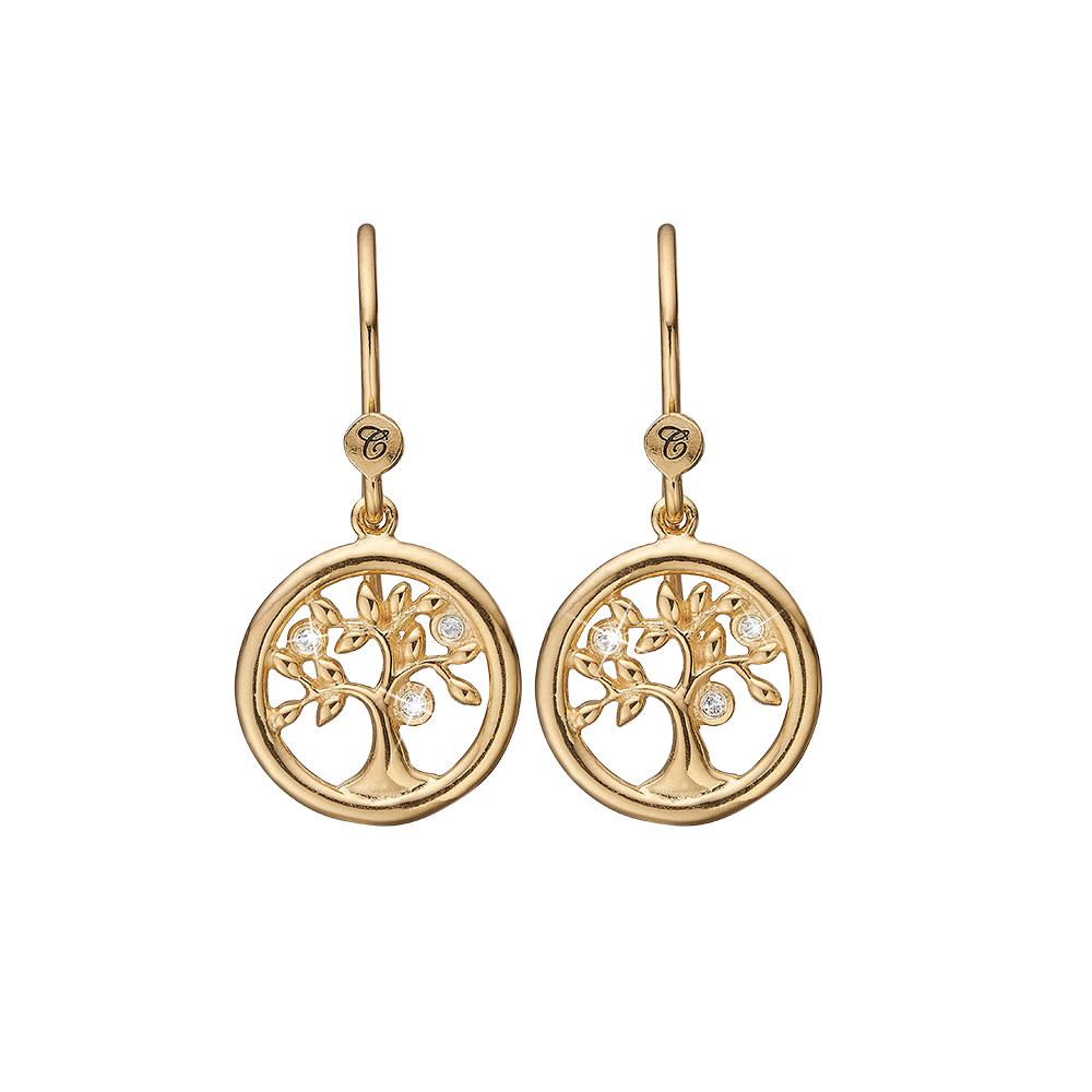 Christina ørehængere - Tree of Life-Christina Watches-Guldsmed Lauridsen