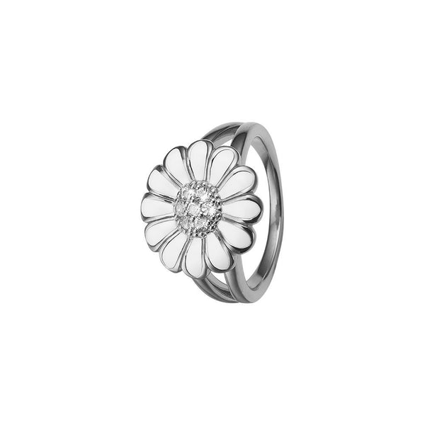 Christina ring - Topaz Big White Marguerite-Christina Watches-Guldsmed Lauridsen