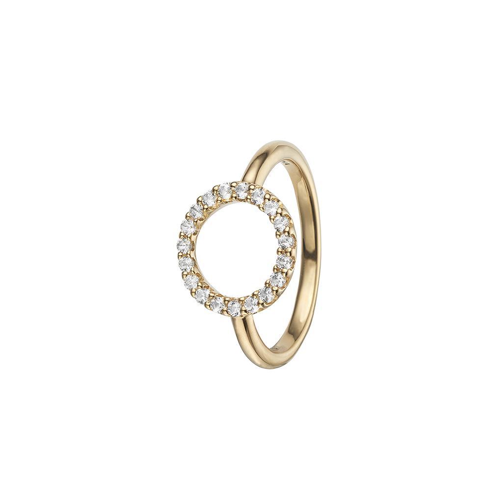 Christina ring - Topaz Circle-Christina Watches-Guldsmed Lauridsen