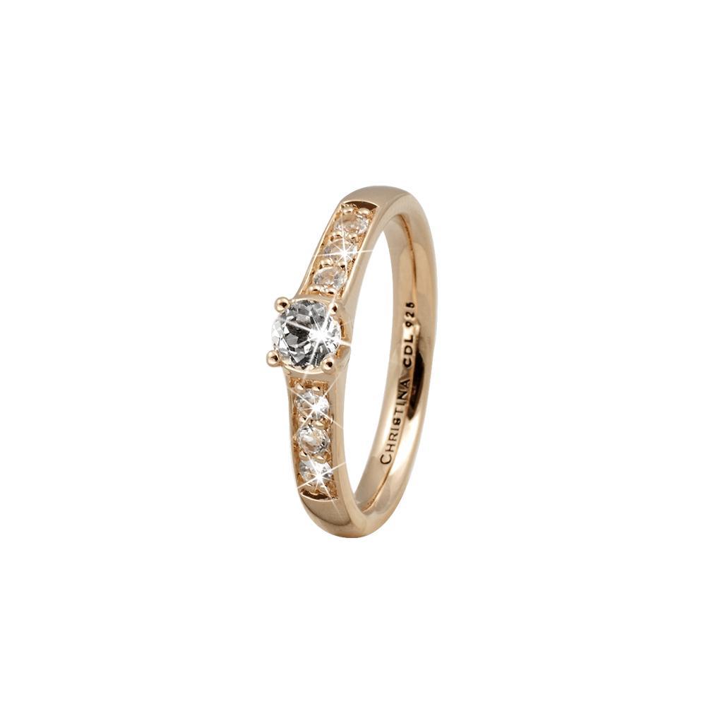 Christina ring - Topaz Princess-Christina Watches-Guldsmed Lauridsen