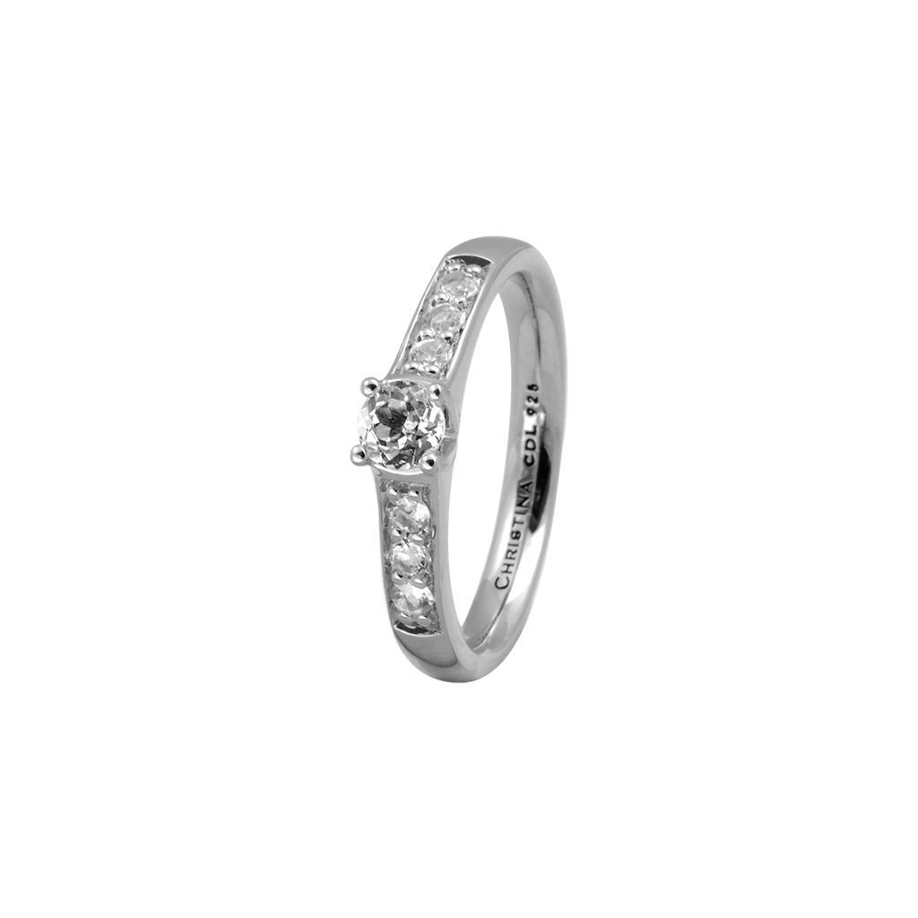 Christina ring - Topaz Princess-Christina Watches-Guldsmed Lauridsen