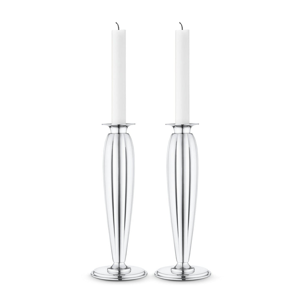 Georg Jensen - Bernadotte lysestage 2 stk.-Georg Jensen-Guldsmed Lauridsen