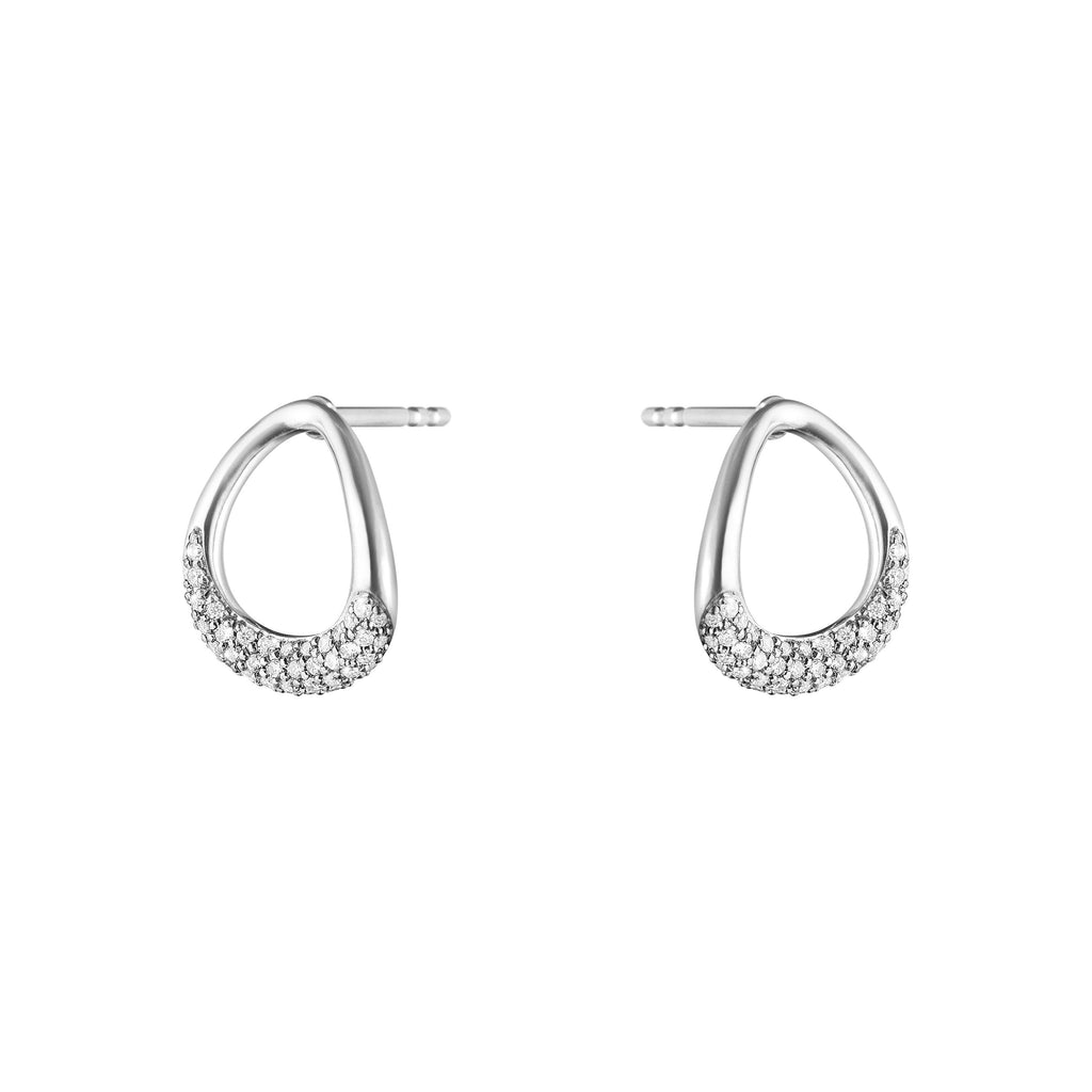 Georg Jensen - Offspring ørestikker med diamanter-Georg Jensen-Guldsmed Lauridsen