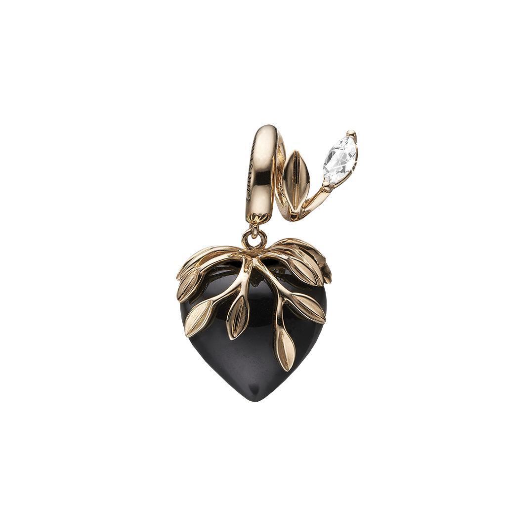 Guld charm - Black Nature-Christina Watches-Guldsmed Lauridsen