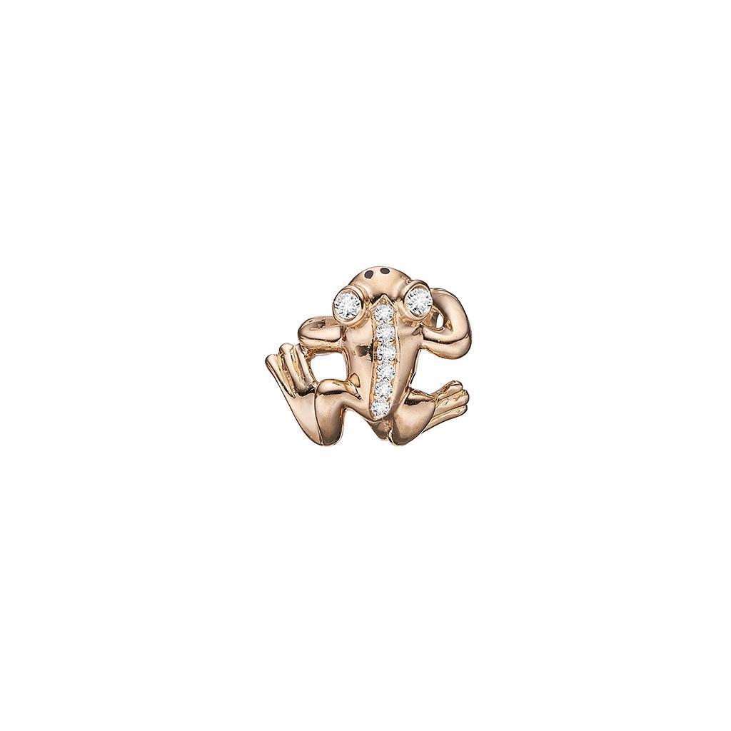 Guld charm - Diamond Frog-Christina Watches-Guldsmed Lauridsen