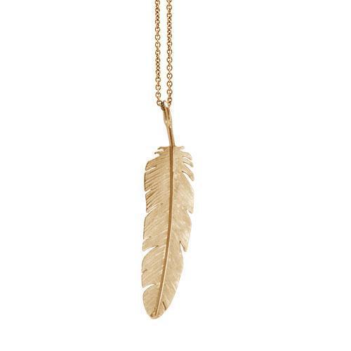 Heiring - Large feather-Heiring-Guldsmed Lauridsen