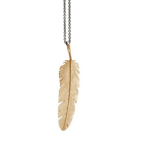 Heiring - Large feather-Heiring-Guldsmed Lauridsen