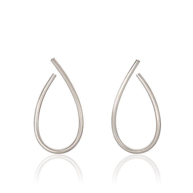 KHARISMA øreringe stor sølv-Dulong Fine Jewelry-Guldsmed Lauridsen