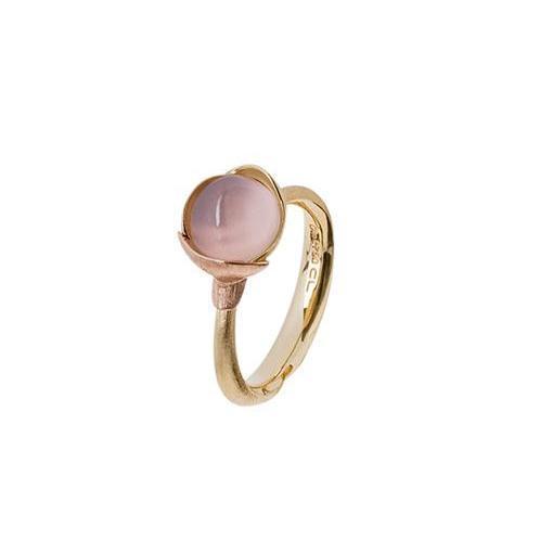 Ole Lynggaard Lotus ring nr. 1 i 18 kt. rødguld-Ole Lynggaard Copenhagen-Guldsmed Lauridsen