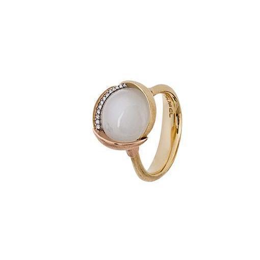 Ole Lynggaard Lotus ring nr. 3 i 18 kt. rødguld-Ole Lynggaard Copenhagen-Guldsmed Lauridsen