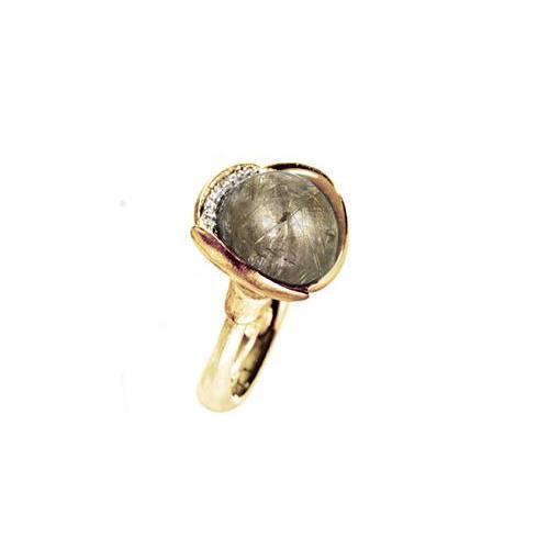 Ole Lynggaard Lotus ring nr. 3 i 18 kt. rødguld-Ole Lynggaard Copenhagen-Guldsmed Lauridsen