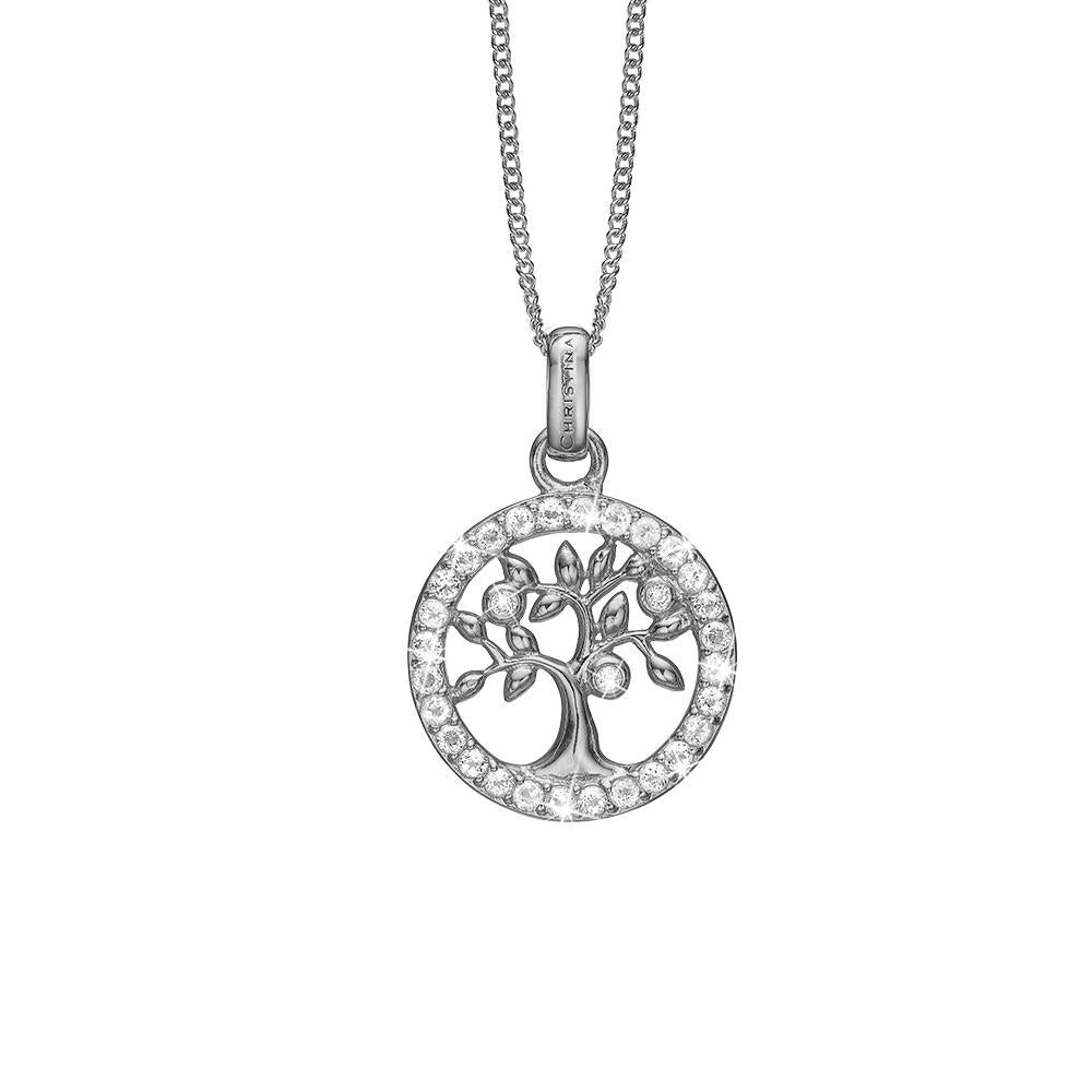 Vedhæng - Topaz Tree of Life-Christina Watches-Guldsmed Lauridsen